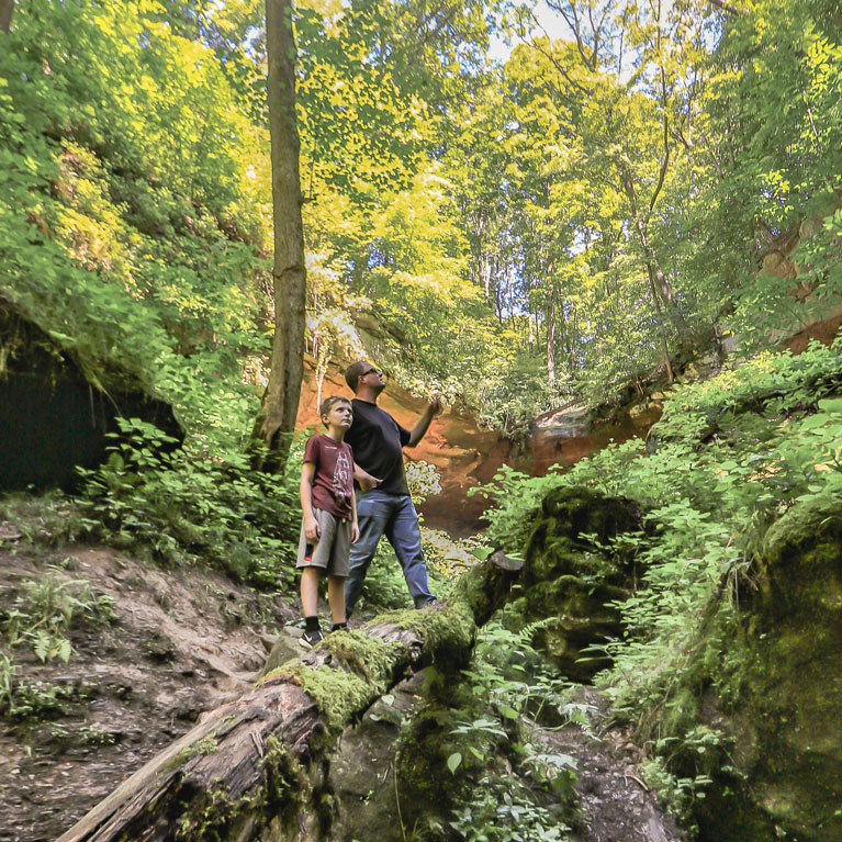 Hosak’s Cave in Salt Fork State Park