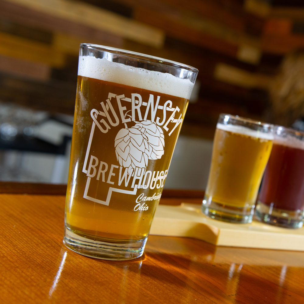 Libations and laughter ensue at Guernsey Brewhouse.