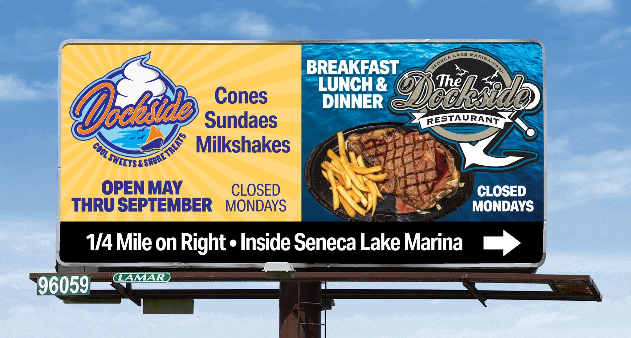 The Dockside Restaurant at Seneca Lake Marina Cambridge Ohio Guernsey