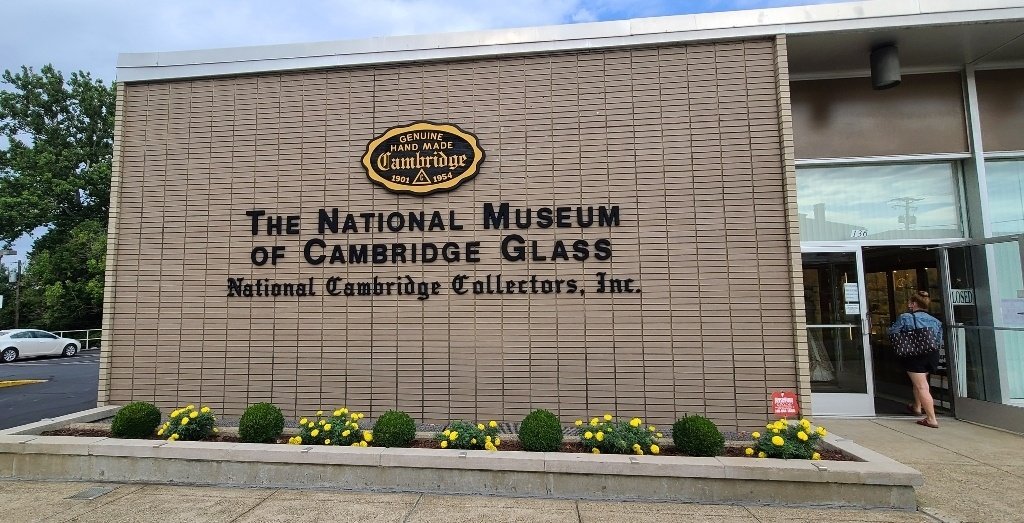 The exterior of The National Museum of Cambridge Glass