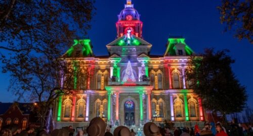 Guernsey County Courthouse  Light Show featured image